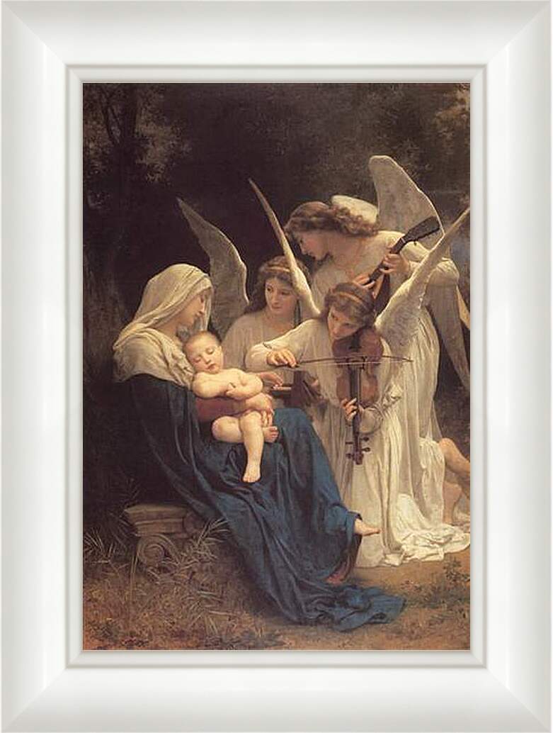 Картина в раме - Song of the Angels. Ангельская музыка. Адольф Вильям Бугро