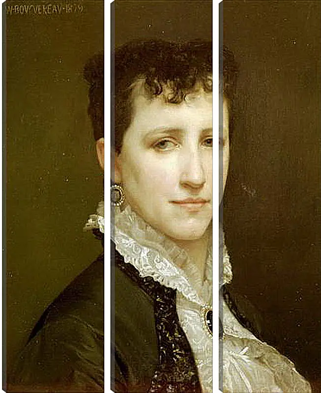 Модульная картина - Portrait of Miss Elizabeth Gardner. Элизабет Гарднер — вторая жена художника. Адольф Вильям Бугро