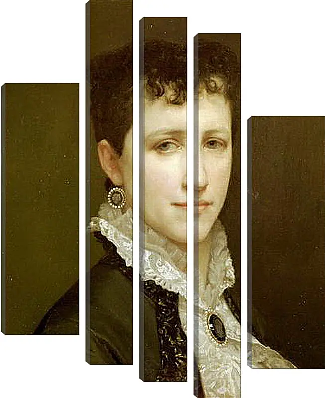 Модульная картина - Portrait of Miss Elizabeth Gardner. Элизабет Гарднер — вторая жена художника. Адольф Вильям Бугро