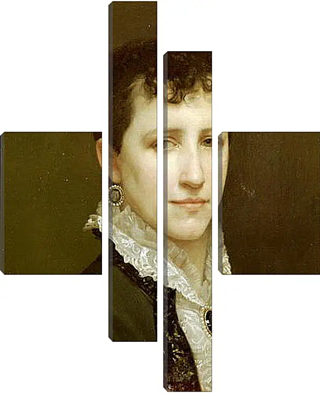 Модульная картина - Portrait of Miss Elizabeth Gardner. Элизабет Гарднер — вторая жена художника. Адольф Вильям Бугро