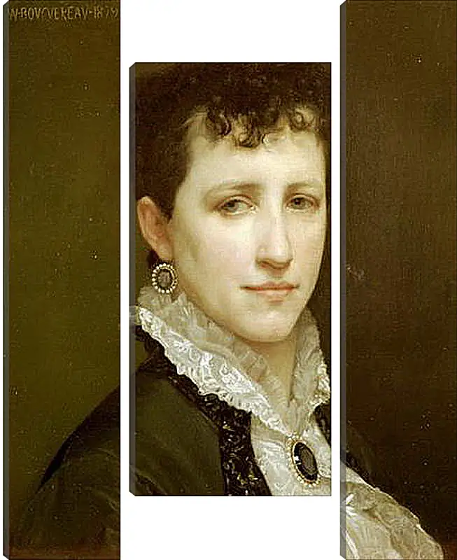 Модульная картина - Portrait of Miss Elizabeth Gardner. Элизабет Гарднер — вторая жена художника. Адольф Вильям Бугро