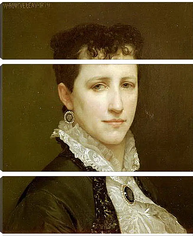 Модульная картина - Portrait of Miss Elizabeth Gardner. Элизабет Гарднер — вторая жена художника. Адольф Вильям Бугро