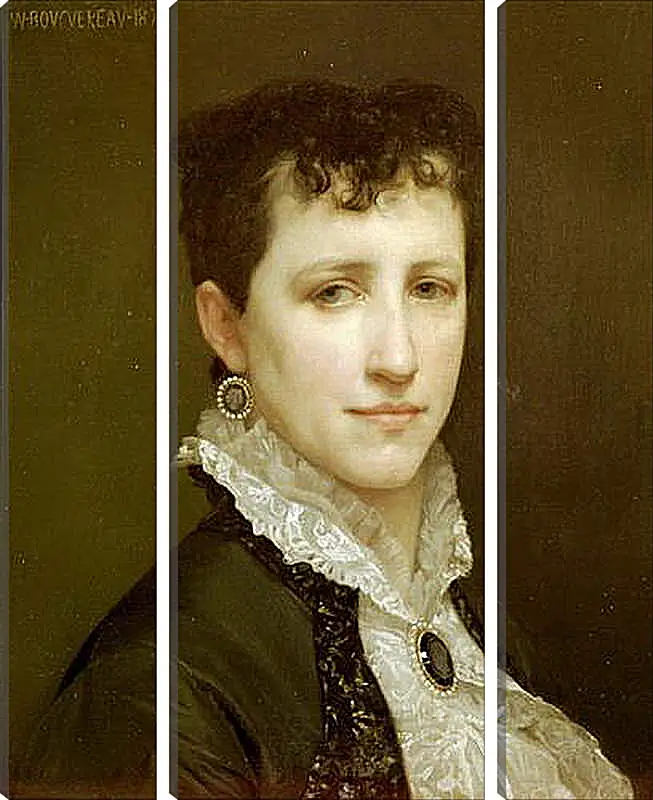 Модульная картина - Portrait of Miss Elizabeth Gardner. Элизабет Гарднер — вторая жена художника. Адольф Вильям Бугро