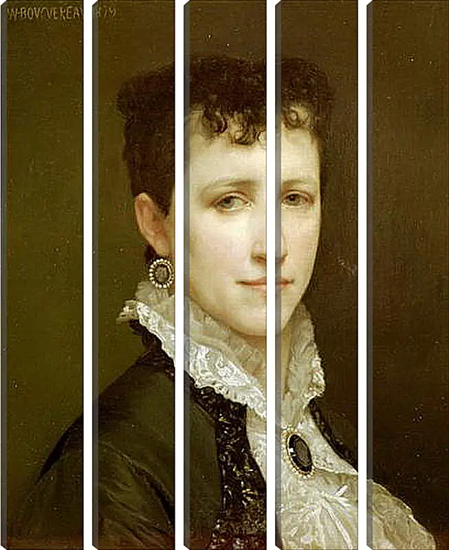 Модульная картина - Portrait of Miss Elizabeth Gardner. Элизабет Гарднер — вторая жена художника. Адольф Вильям Бугро