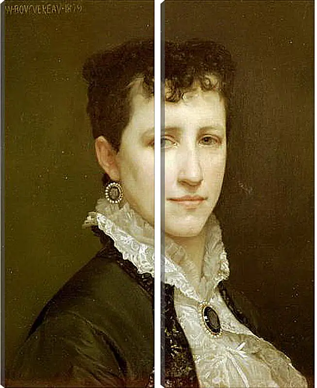 Модульная картина - Portrait of Miss Elizabeth Gardner. Элизабет Гарднер — вторая жена художника. Адольф Вильям Бугро