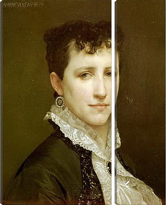 Модульная картина - Portrait of Miss Elizabeth Gardner. Элизабет Гарднер — вторая жена художника. Адольф Вильям Бугро