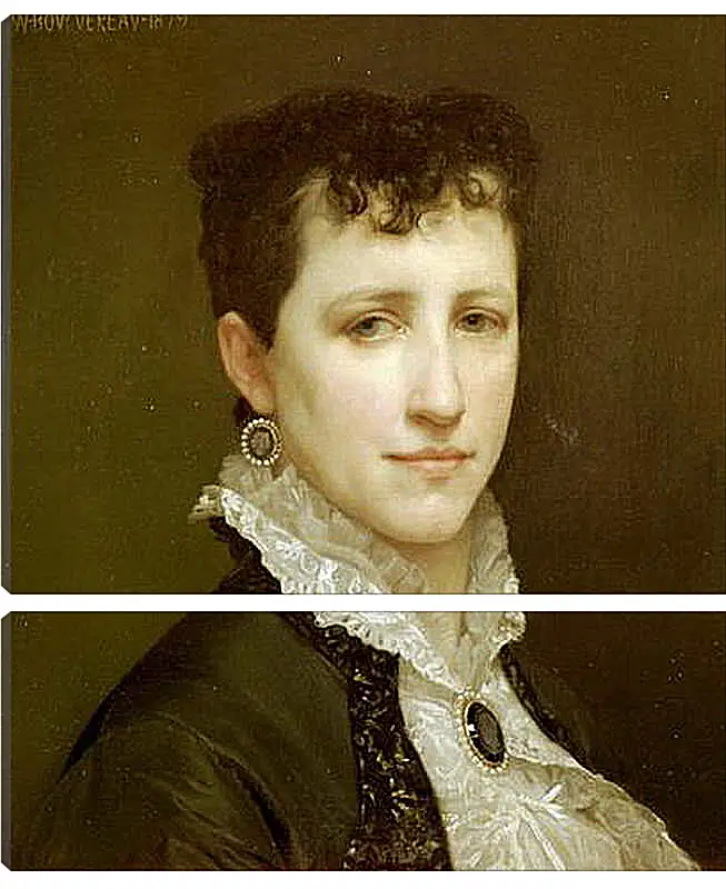 Модульная картина - Portrait of Miss Elizabeth Gardner. Элизабет Гарднер — вторая жена художника. Адольф Вильям Бугро