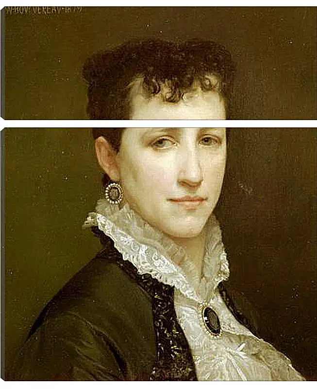 Модульная картина - Portrait of Miss Elizabeth Gardner. Элизабет Гарднер — вторая жена художника. Адольф Вильям Бугро