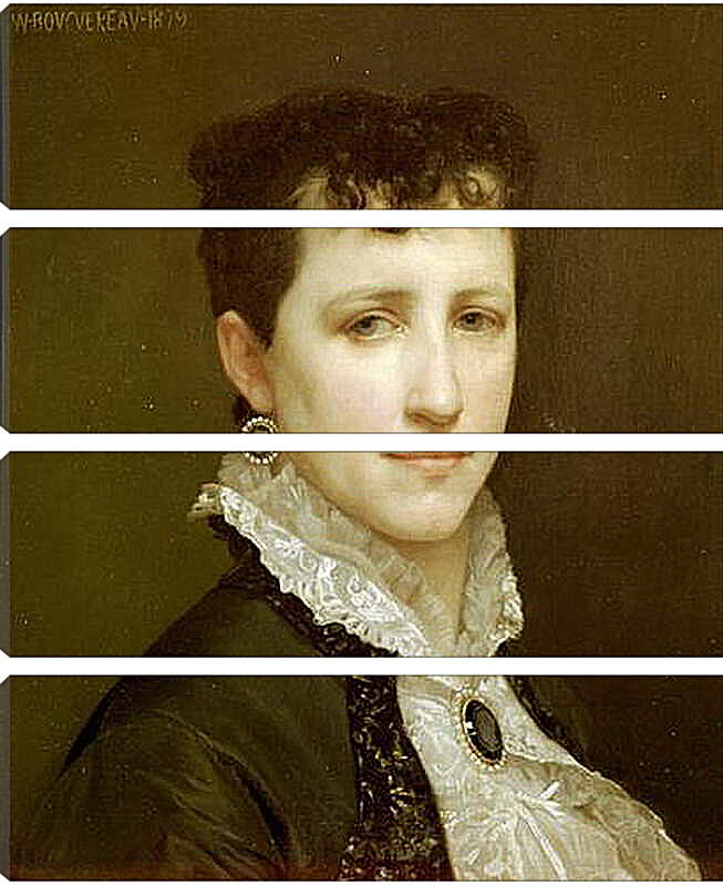 Модульная картина - Portrait of Miss Elizabeth Gardner. Элизабет Гарднер — вторая жена художника. Адольф Вильям Бугро