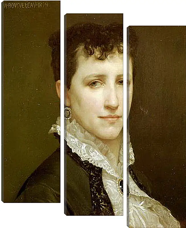 Модульная картина - Portrait of Miss Elizabeth Gardner. Элизабет Гарднер — вторая жена художника. Адольф Вильям Бугро