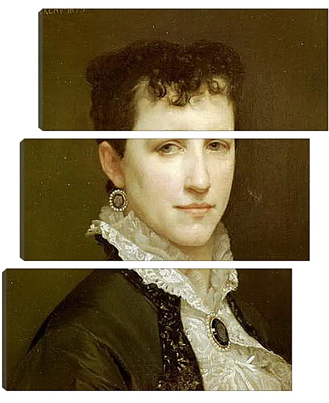 Модульная картина - Portrait of Miss Elizabeth Gardner. Элизабет Гарднер — вторая жена художника. Адольф Вильям Бугро