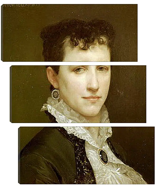 Модульная картина - Portrait of Miss Elizabeth Gardner. Элизабет Гарднер — вторая жена художника. Адольф Вильям Бугро