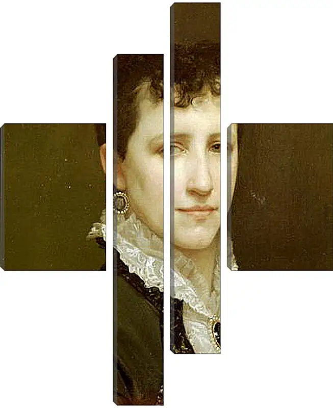 Модульная картина - Portrait of Miss Elizabeth Gardner. Элизабет Гарднер — вторая жена художника. Адольф Вильям Бугро