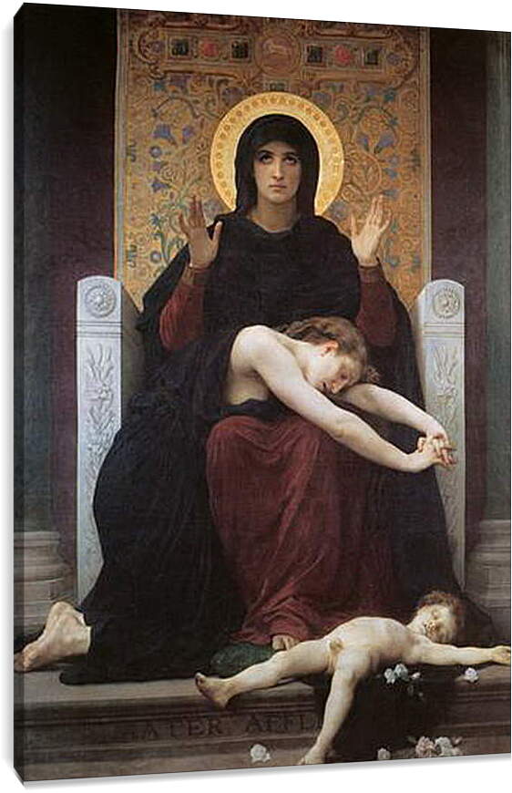 Постер и плакат - Vierge Consolatrice. Утешающая Дева. Адольф Вильям Бугро