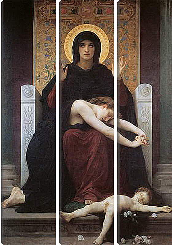 Модульная картина - Vierge Consolatrice. Утешающая Дева. Адольф Вильям Бугро