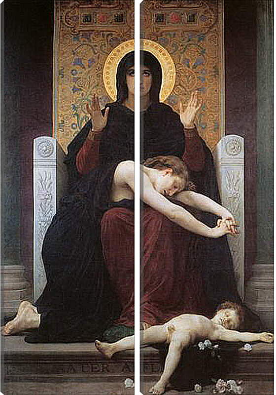 Модульная картина - Vierge Consolatrice. Утешающая Дева. Адольф Вильям Бугро