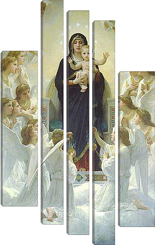 Модульная картина - Regina Angelorum. Королева ангелов. Адольф Вильям Бугро