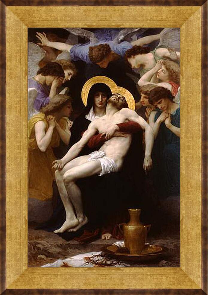 Картина в раме - Pieta. Адольф Вильям Бугро
