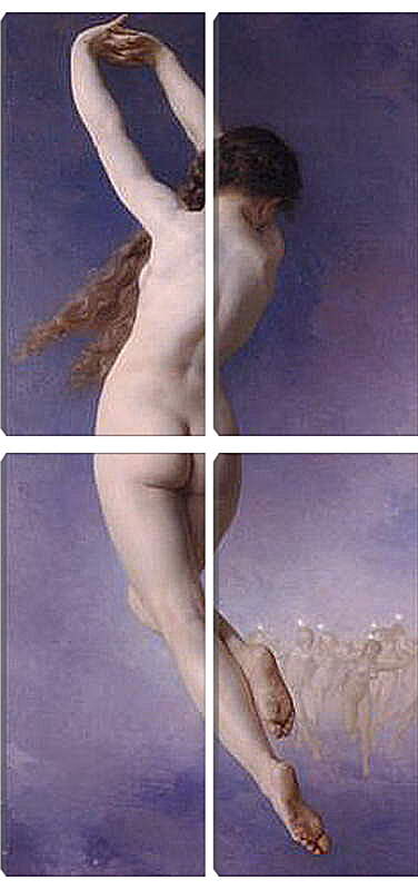 Модульная картина - Letoile Perdue. Адольф Вильям Бугро