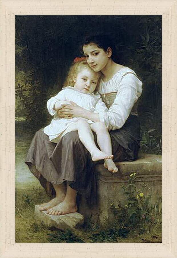 Картина в раме - La Soeur Ainee. Старшая сестра. Адольф Вильям Бугро