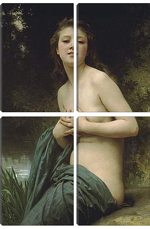 Модульная картина - La Brise du Printemps. Адольф Вильям Бугро