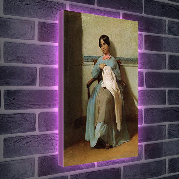 Лайтбокс световая панель - A Portrait of Leonie Bouguereau. Леония Бугро. Адольф Вильям Бугро