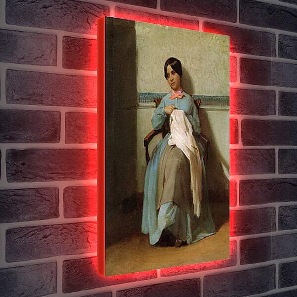 Лайтбокс световая панель - A Portrait of Leonie Bouguereau. Леония Бугро. Адольф Вильям Бугро