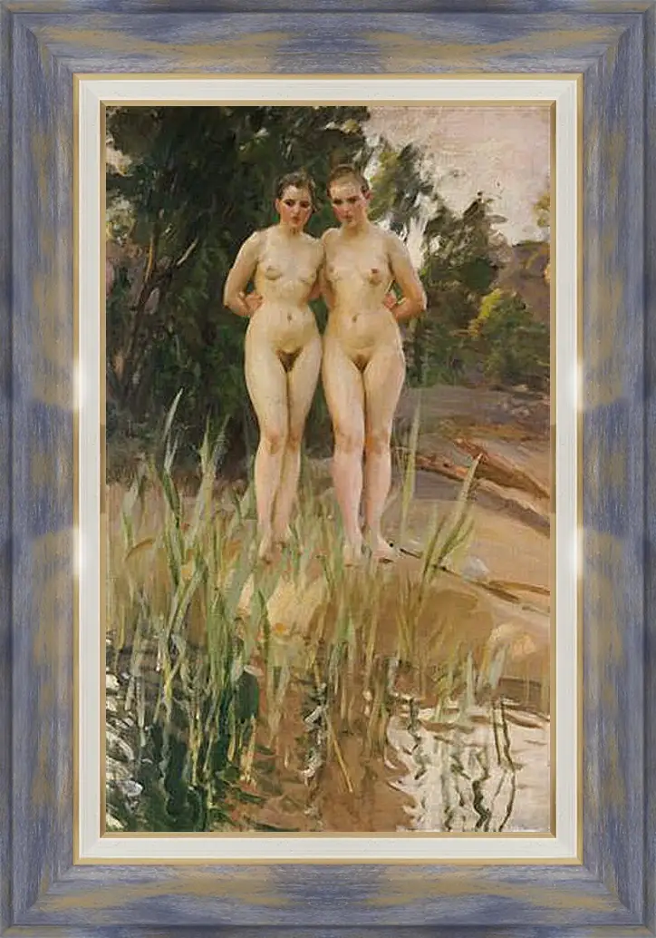 Картина в раме - Girlfriends - Подружки. Андерс Цорн