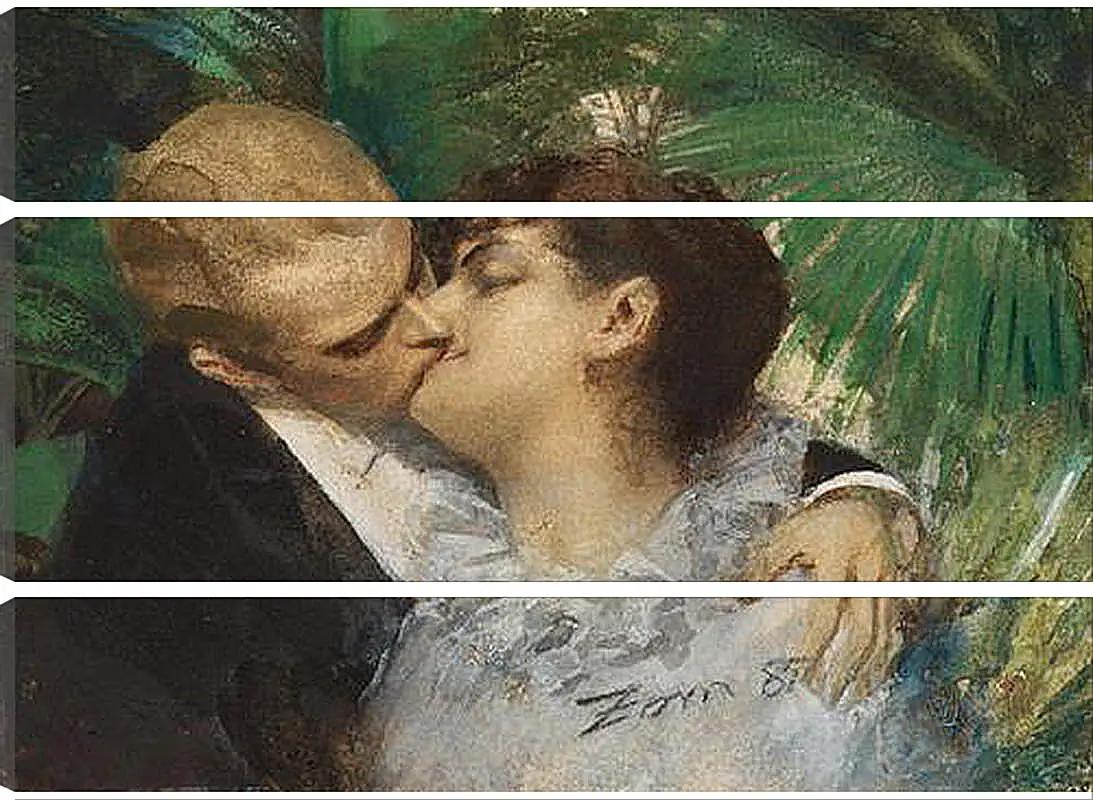 Модульная картина - The Embrace. Объятия. Андерс Цорн