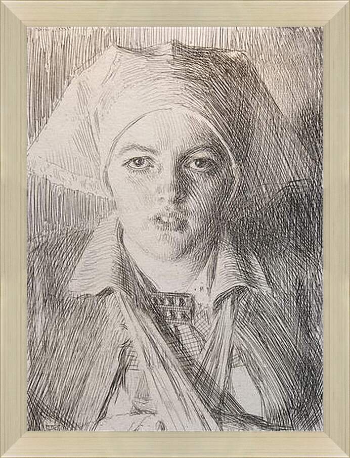 Картина в раме - Gulli II. Андерс Цорн