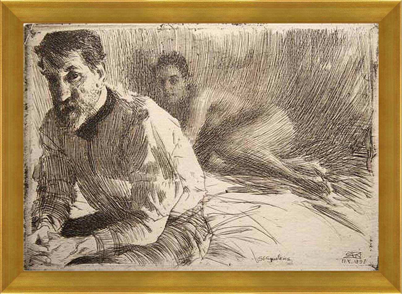 Картина в раме - Augustus Sain Gaudens II. Андерс Цорн