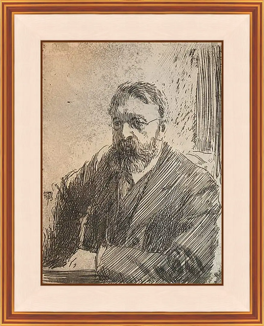 Картина в раме - Hugo Tigerschiold. Андерс Цорн