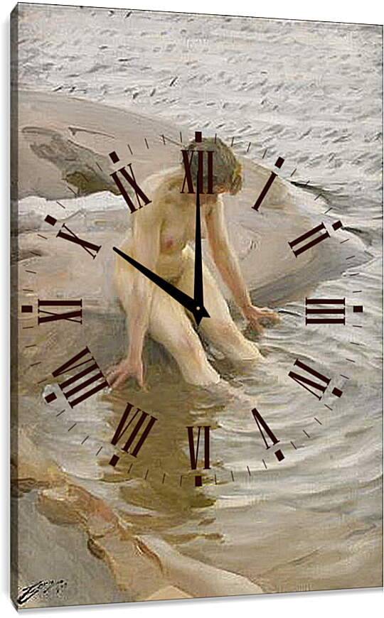 Часы картина - Vatt. Андерс Цорн
