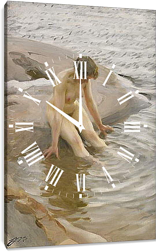 Часы картина - Vatt. Андерс Цорн