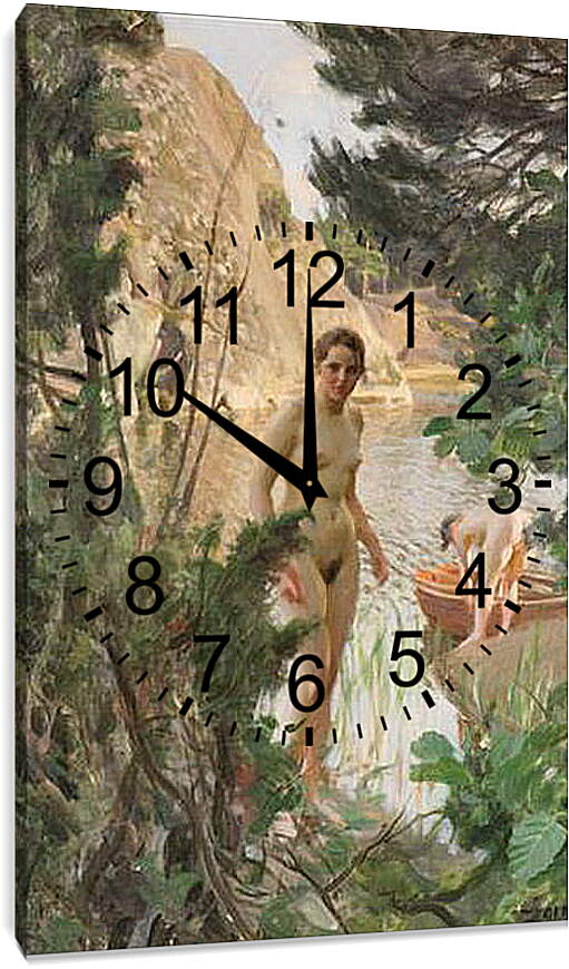 Часы картина - Jollen. Андерс Цорн