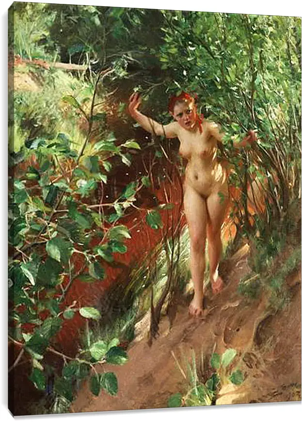 Постер и плакат - Rod sand. Андерс Цорн