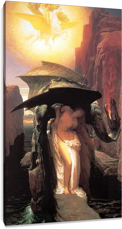 Постер и плакат - Perseus and Adromeda. Персей и Андромеда. Барон Фредерик Лейтон