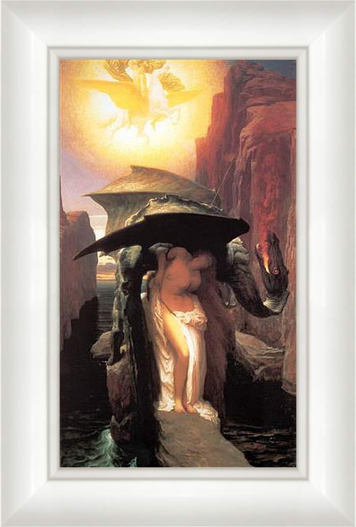 Картина в раме - Perseus and Adromeda. Персей и Андромеда. Барон Фредерик Лейтон