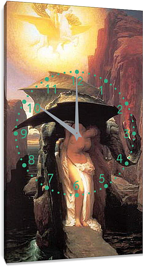 Часы картина - Perseus and Adromeda. Персей и Андромеда. Барон Фредерик Лейтон