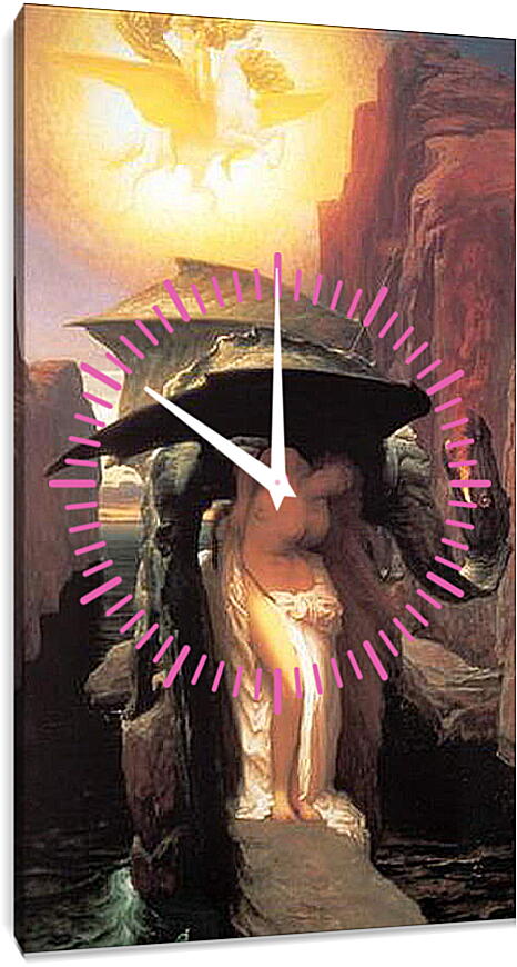 Часы картина - Perseus and Adromeda. Персей и Андромеда. Барон Фредерик Лейтон