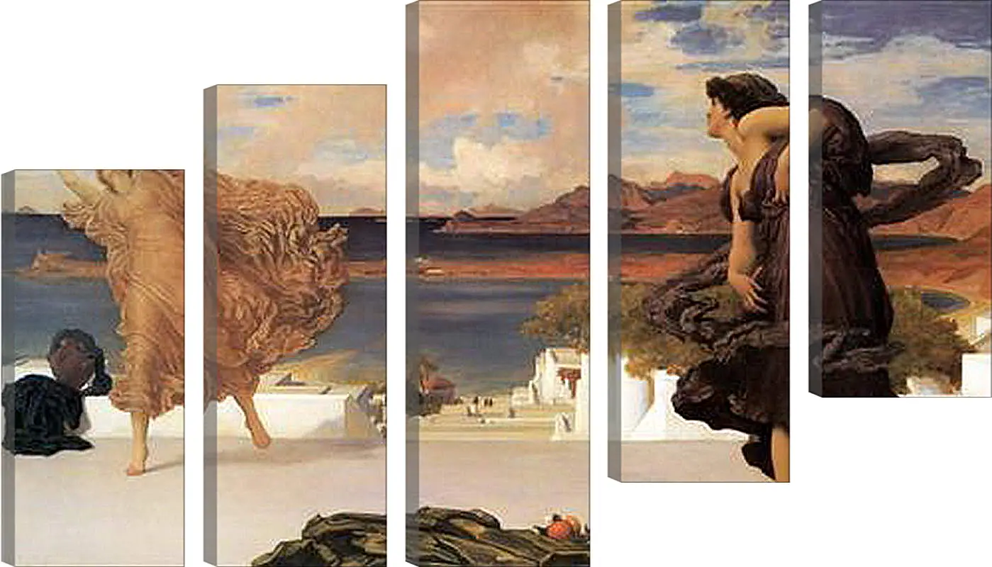 Модульная картина - Greek Girls Playing at Ball. Греческие девушки, играющие в мяч. Барон Фредерик Лейтон