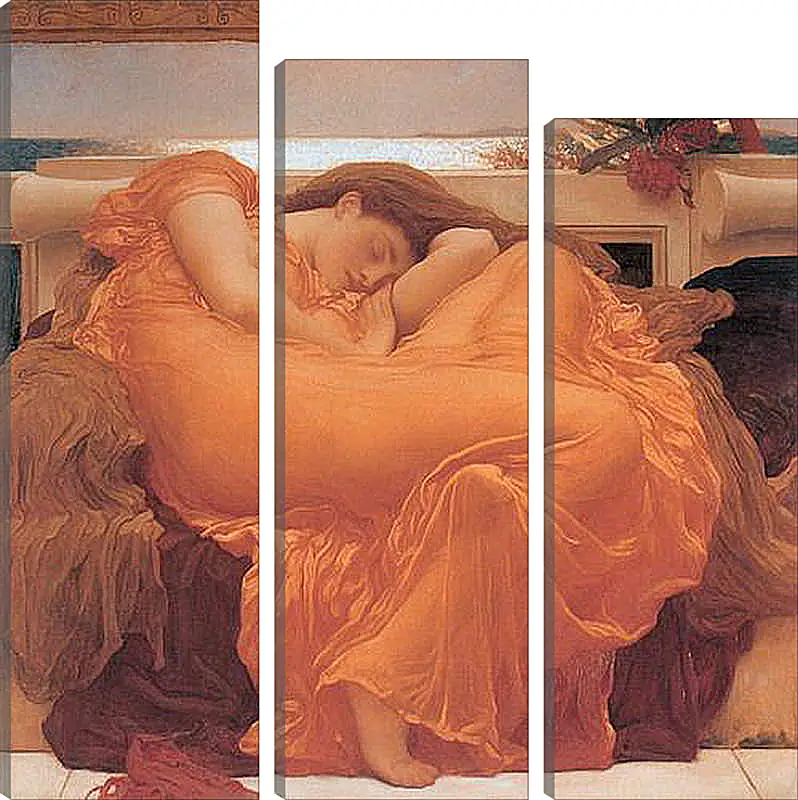 Модульная картина - Flaming june. Пылающий июнь. Барон Фредерик Лейтон