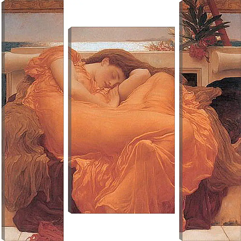 Модульная картина - Flaming june. Пылающий июнь. Барон Фредерик Лейтон