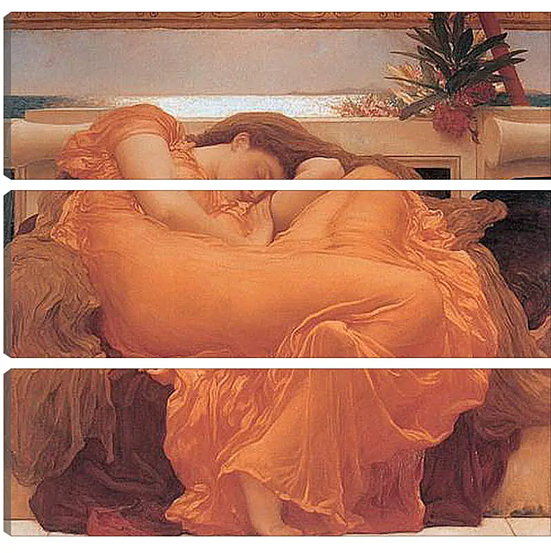 Модульная картина - Flaming june. Пылающий июнь. Барон Фредерик Лейтон