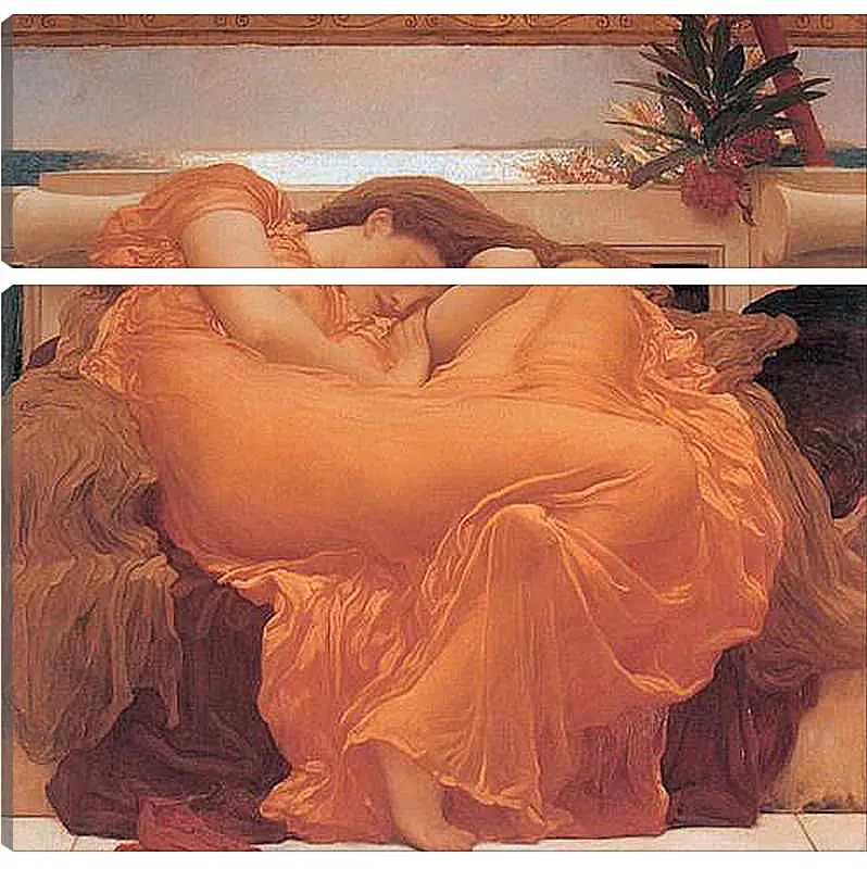 Модульная картина - Flaming june. Пылающий июнь. Барон Фредерик Лейтон