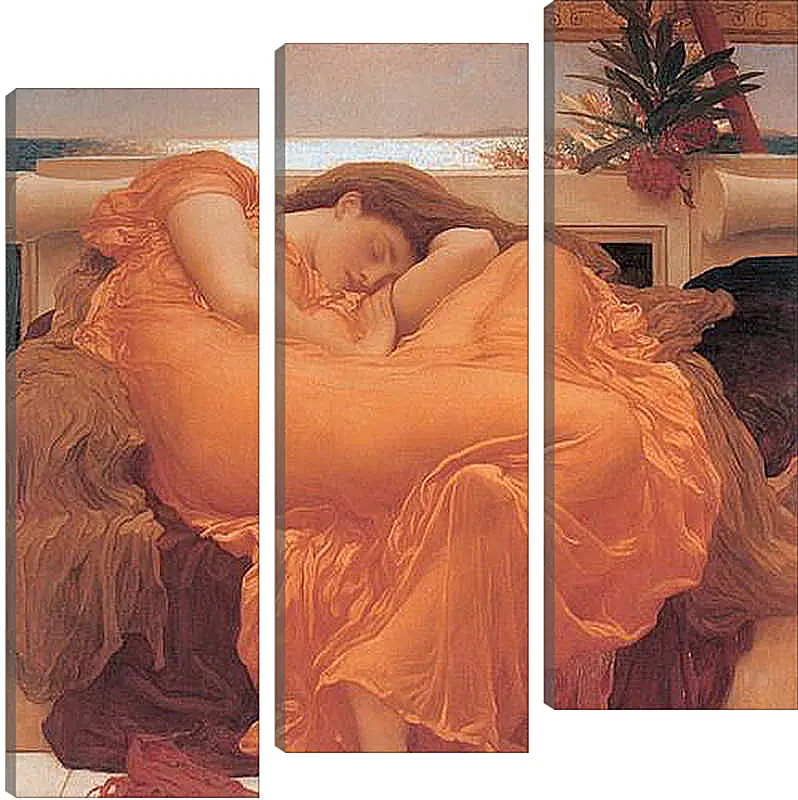 Модульная картина - Flaming june. Пылающий июнь. Барон Фредерик Лейтон