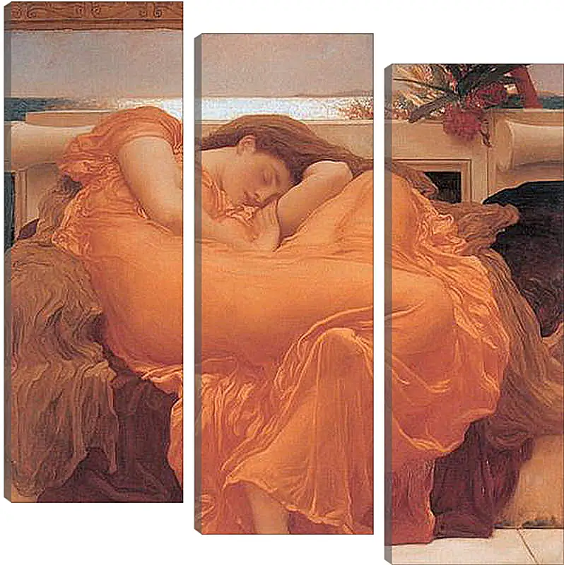 Модульная картина - Flaming june. Пылающий июнь. Барон Фредерик Лейтон