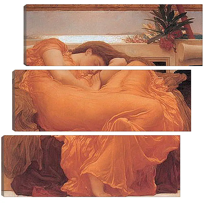 Модульная картина - Flaming june. Пылающий июнь. Барон Фредерик Лейтон