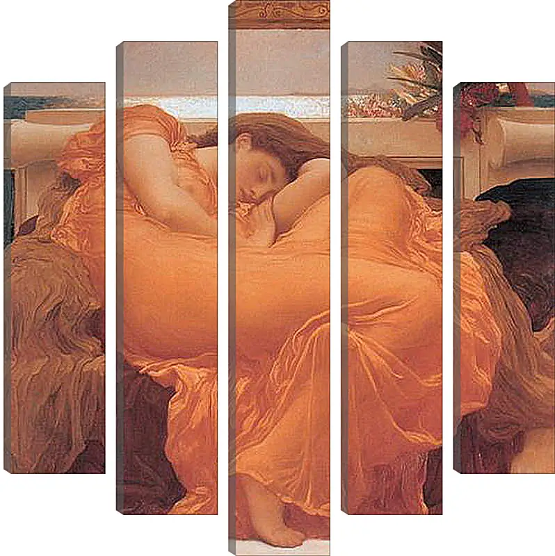 Модульная картина - Flaming june. Пылающий июнь. Барон Фредерик Лейтон