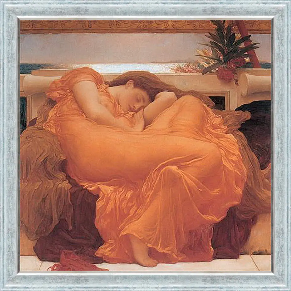 Картина в раме - Flaming june. Пылающий июнь. Барон Фредерик Лейтон